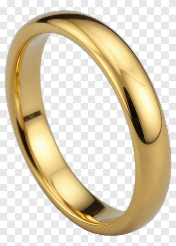 Gold Wedding Ring PNG