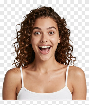 Happy Woman Smiling PNG