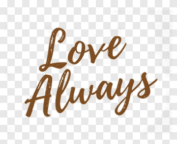 Love Always PNG