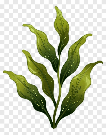 Green Seaweed Plant PNG