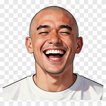 Smiling Man With A Joyful Expression PNG