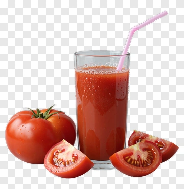 Tomato Juice With Fresh Tomatoes PNG