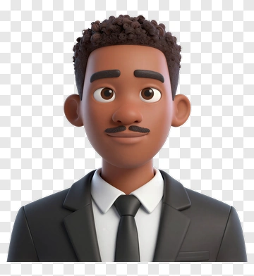 3D Businessman With Suit And Tie PNG