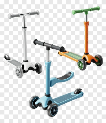 Colorful Scooter Collection PNG