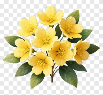 Yellow Flower Bouquet PNG