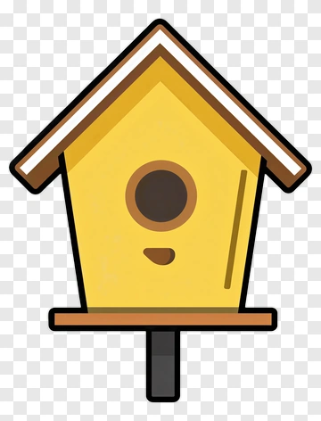 Cartoon Birdhouse PNG