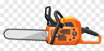 3D Chainsaw PNG