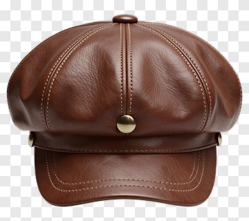 Brown Leather Cap PNG