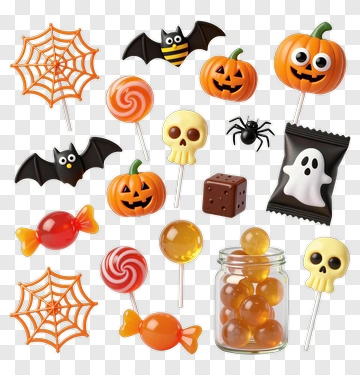 Halloween Candy Collection PNG