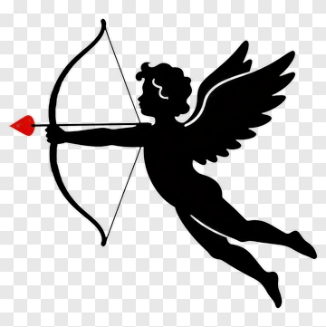 Cupid With Bow And Arrow PNG
