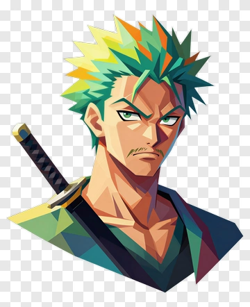 3D Character With Sword PNG