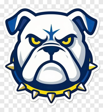 Cartoon Bulldog Mascot PNG