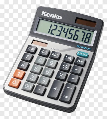 Kenko Calculator With Big Display PNG