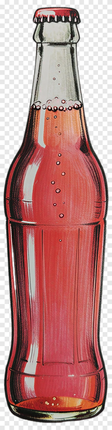 Vintage Soda Bottle PNG