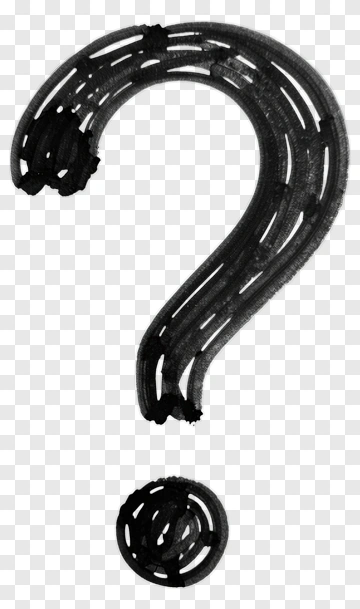 Black Question Mark Symbol PNG