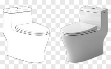 Modern Toilet Design PNG