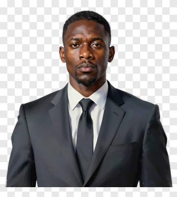 Businessman In A Black Suit PNG