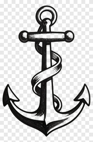 Illustration Of A Nautical Anchor PNG