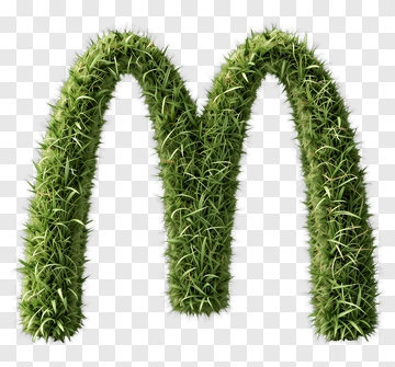 Grass Shaped Like The Letter M PNG