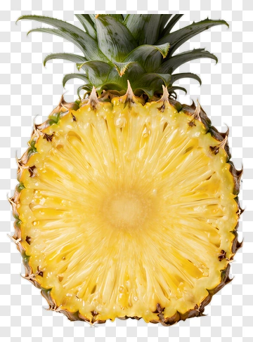 Pineapple Cut In Half PNG
