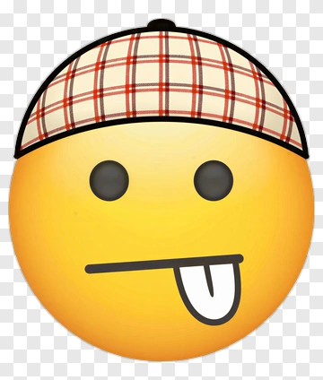 Emoji With Tongue Out And Hat PNG
