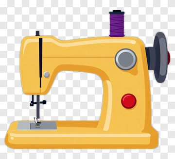 Cartoon Sewing Machine PNG