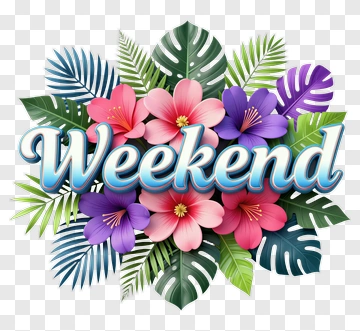 Weekend Floral Arrangement PNG