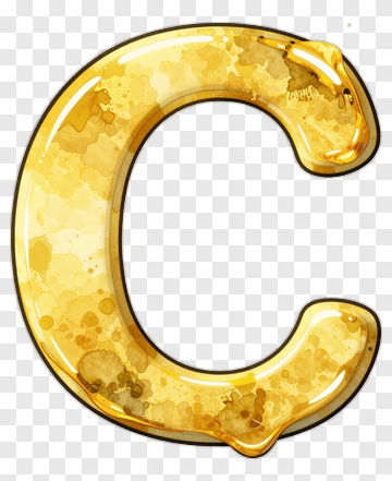 Colorful Letter C PNG