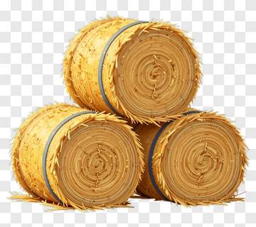 Stack Of Hay Bales PNG