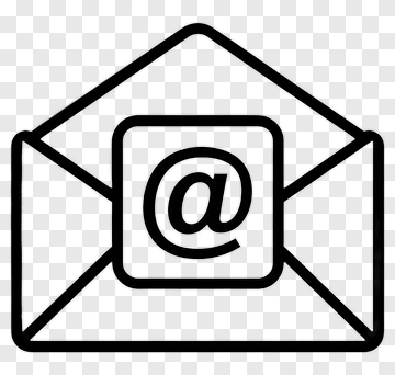 Email Icon With At Symbol PNG