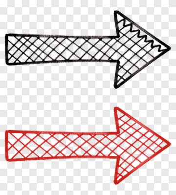 Doodle Arrows In Black And Red PNG