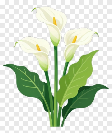 Calla Lily Bouquet PNG