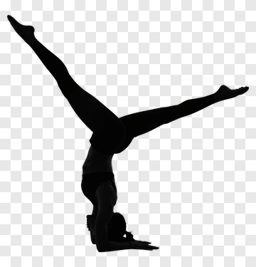 Woman Performing A Handstand PNG