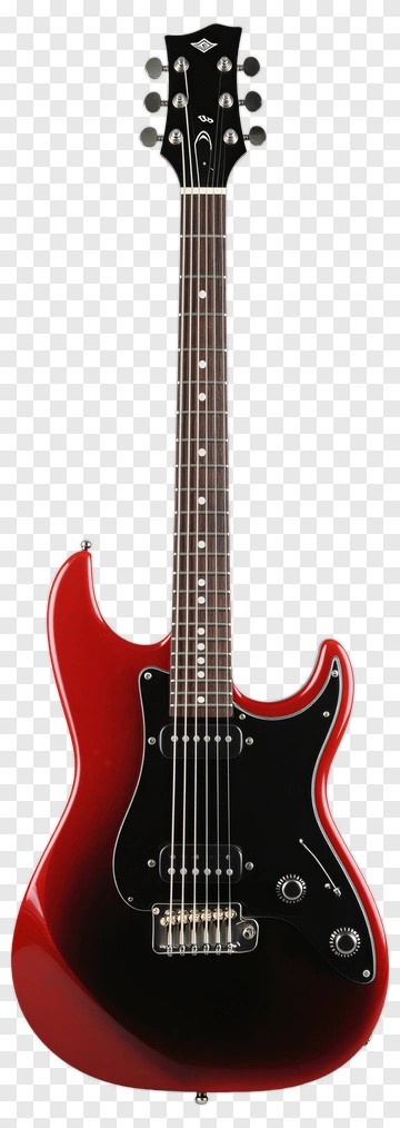 Red Electric Guitar PNG