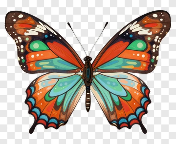Colorful Butterfly PNG