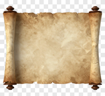Old Scroll With Decorative Ends PNG