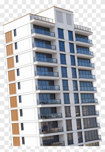 Modern Apartment Building PNG
