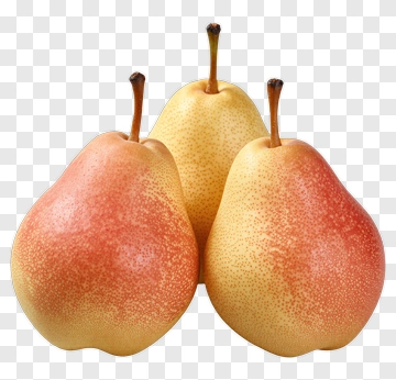 Three Ripe Pears PNG