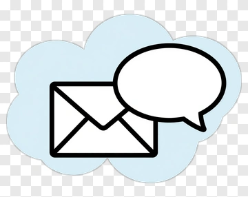 Message Envelope With Speech Bubble PNG