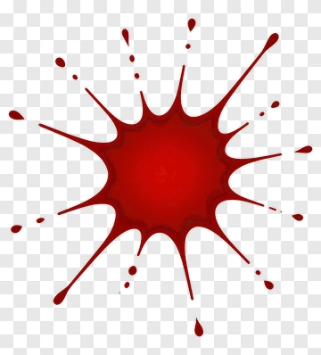 Red Paint Splash PNG