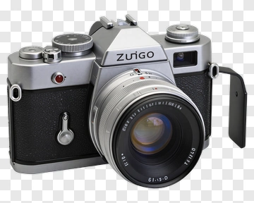 Vintage Camera With Lens PNG