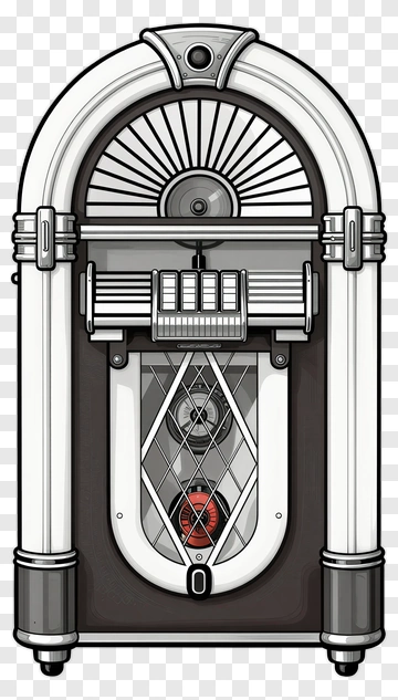 Vintage Jukebox PNG