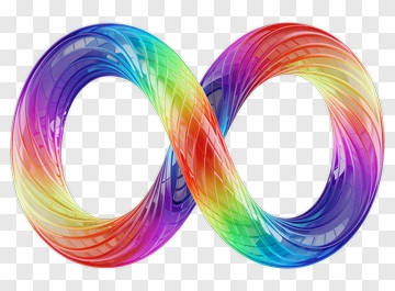 Colorful Infinity Symbol PNG