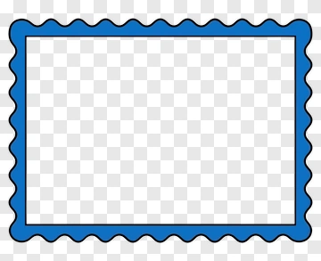 Blue Decorative Frame PNG