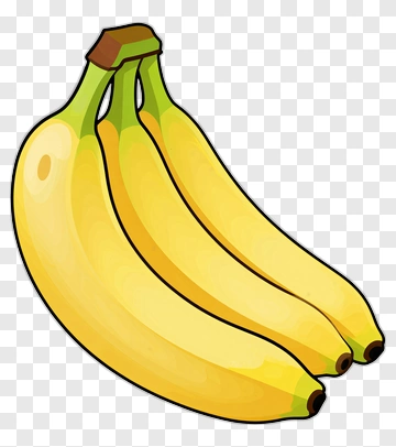 Cartoon Bunch Of Bananas PNG