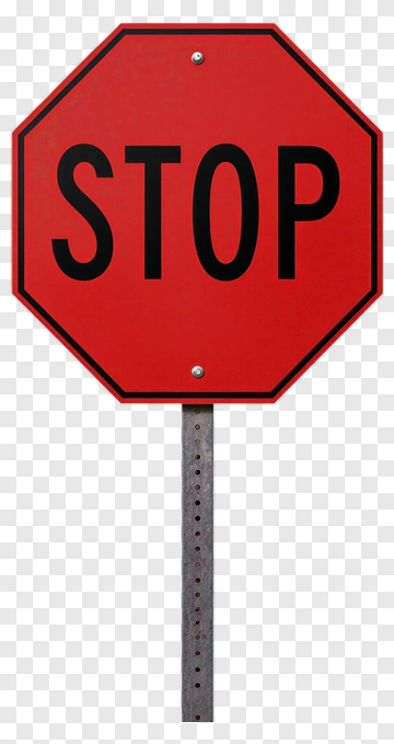 Red Stop Sign PNG