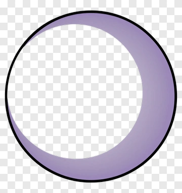 Purple Circular Frame PNG