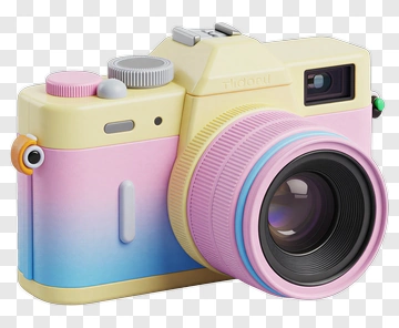 Colorful Camera PNG