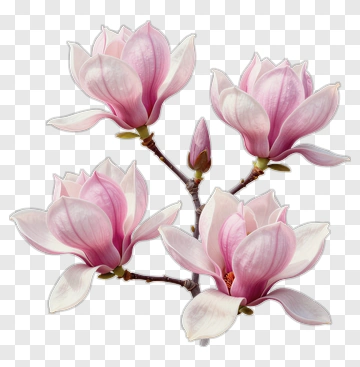 Magnolia Flowers PNG