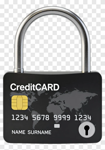 Credit Card Lock PNG